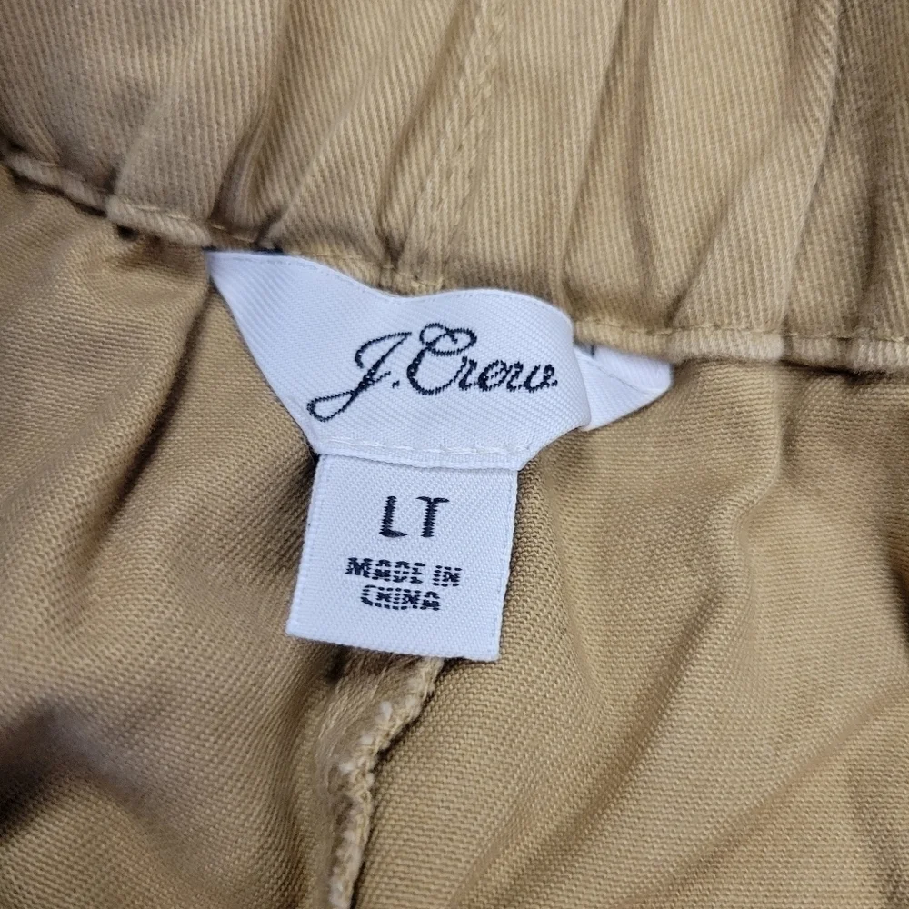 J. Crew Wide Leg Pull On Chino Pants Large Tall / Long Length
